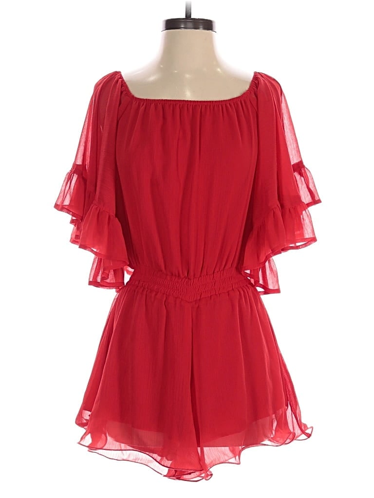 Pre-owned Endless Rose Romper In Red