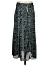 Max Studio 100% Polyester Paisley Teal Casual Skirt Size S - photo 2