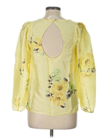 Rebecca Taylor 3/4 Sleeve Silk Top (view 2)
