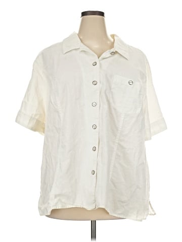 Liz & Me Short Sleeve Button-Down Shirt (view 1)
