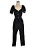 Monteau Solid Black Jumpsuit Size XS - photo 1