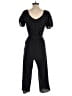 Monteau Solid Black Jumpsuit Size XS - photo 2