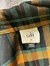 CAbi Plaid Brown Fleece Size M - photo 6