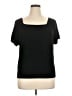 Talbots Black Short Sleeve Top Size 1X - photo 1