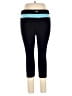 Marika Color Block Teal Black Active Pants Size L - photo 2