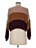 Debut Color Block Brown Pullover Sweater Size M - photo 2
