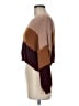 Debut Color Block Brown Pullover Sweater Size M - photo 5