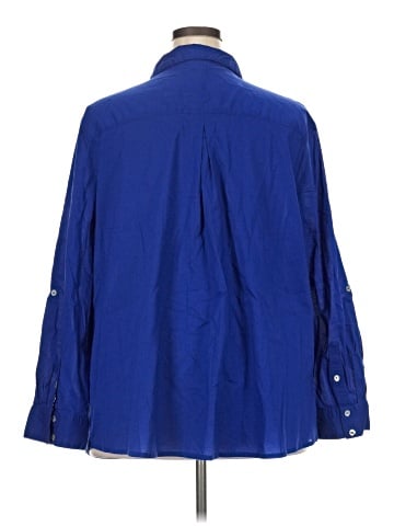 Catherines 3/4 Sleeve Button-Down Shirt (view 2)