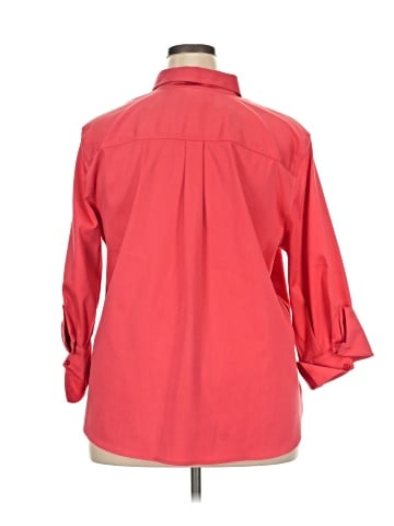 Chico's 3/4 Sleeve Button-Down Shirt (view 2)