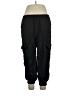 Primark Solid Black Cargo Pants Size XL - photo 1