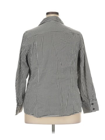 Lane Bryant 3/4 Sleeve Button-Down Shirt (view 2)