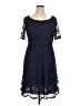 Wrapper Blue Cocktail Dress Size 1X - photo 1