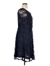Wrapper Blue Cocktail Dress Size 1X - photo 4