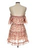 Lush 100% Polyester Floral Red Cocktail Dress Size L - photo 2