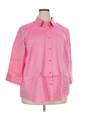 Coldwater Creek 3/4 Sleeve Button-Down Shirt (view 1)