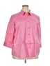 Coldwater Creek Pink 3/4 Sleeve Button-Down Shirt Size 3X - photo 1