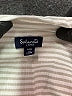 Splendid Stripes Ivory Short Sleeve Blouse Size L - photo 7