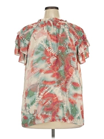 Rose + Olive Short Sleeve Blouse (view 2)