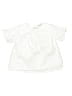 Assorted Brands 100% Cotton White Short Sleeve Top Size 9-12 mo - photo 1