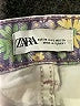 Zara Floral Purple Shorts Size 6 - photo 3