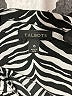 Talbots Animal Print Silver 3/4 Sleeve Blouse Size 16 - photo 7