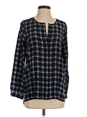 Soft Joie 3/4 Sleeve Silk Top (view 1)