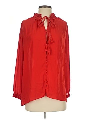Maje Long Sleeve Blouse (view 1)