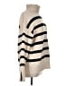 Zara Stripes Tan Turtleneck Sweater Size M - photo 4