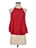 Abbeline 100% Polyester Red Sleeveless Blouse Size S - photo 1