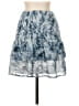 Aqua 100% Polyester Print Blue Casual Skirt Size XS - photo 1