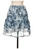 Aqua 100% Polyester Print Blue Casual Skirt Size XS - photo 2