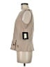 Halston Tan Sleeveless Blouse Size M - photo 5
