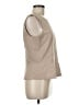 Halston Tan Sleeveless Blouse Size M - photo 4