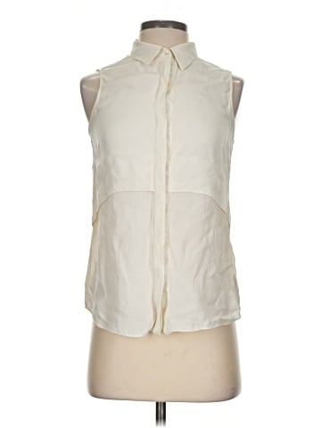 Theory Sleeveless Button-Down Shirt (view 1)