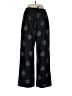 SOHO Apparel Ltd 100% Polyester Paisley Black Casual Pants Size L - photo 1