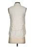 Theory Ivory Sleeveless Button-Down Shirt Size S - photo 2