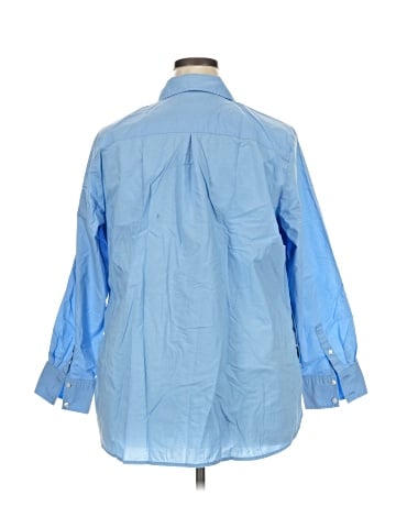 Talbots 3/4 Sleeve Button-Down Shirt (view 2)