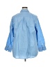 Talbots 100% Cotton Blue 3/4 Sleeve Button-Down Shirt Size 2X - photo 2