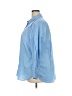 Talbots 100% Cotton Blue 3/4 Sleeve Button-Down Shirt Size 2X - photo 5