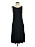Peach Solid Black Casual Dress Size S - photo 1