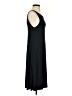 Peach Solid Black Casual Dress Size S - photo 4