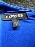 Express Solid Blue Cocktail Dress Size 6 - photo 7