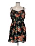 Unbranded 100% Polyester Floral Black Casual Dress Size M (estimated) - photo 1