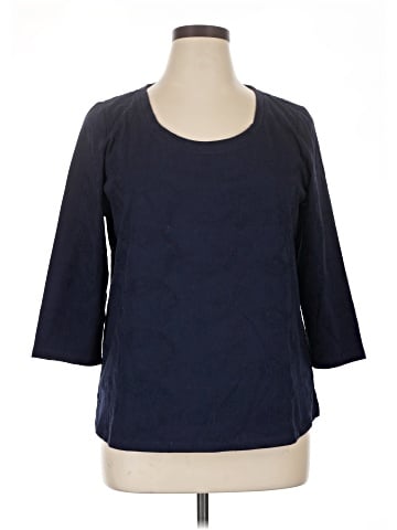 Soft Surroundings 3/4 Sleeve Top (view 1)