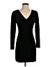 Express Solid Black Cocktail Dress Size XS - photo 1
