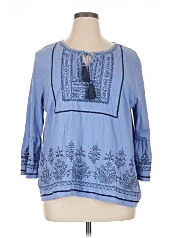 Chico's 3/4 Sleeve Blouse (view 1)