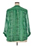 Old Navy 100% Polyester Green 3/4 Sleeve Blouse Size XXL - photo 2