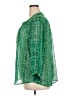 Old Navy 100% Polyester Green 3/4 Sleeve Blouse Size XXL - photo 5