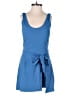 JoyLab Solid Blue Romper Size S - photo 1
