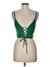 Lulus 100% Polyester Green Sleeveless Top Size M - photo 2
